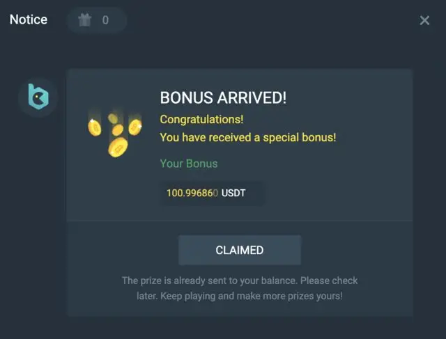 Bonuses @BC.Game Casino