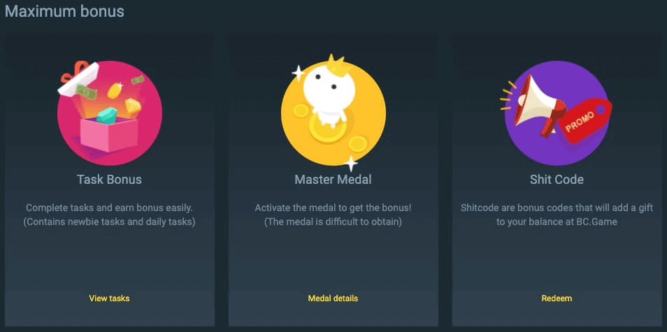 Maximum Bonus @BC.Game Casino