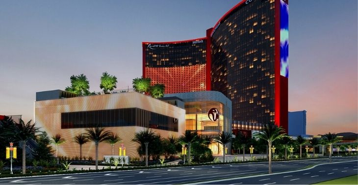 Construction on the Las Vegas Strip Has Been Altered in Preparation for the Grand Opening of Resorts World