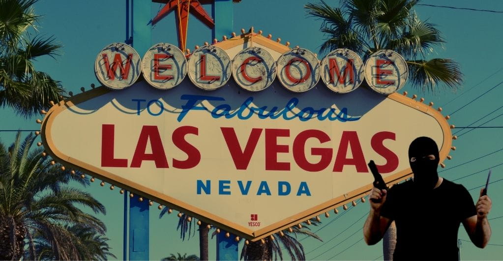 Masked man Joe Garcia Strikes in Las Vegas