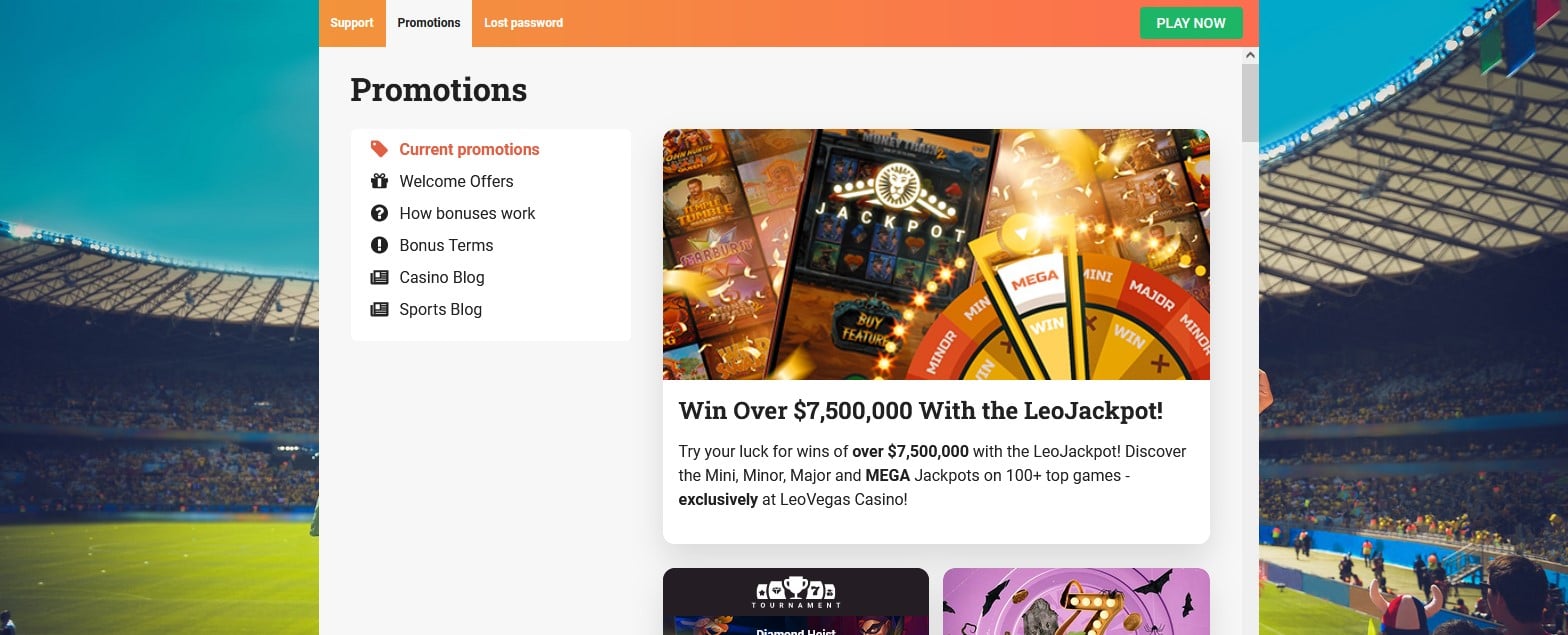 LeoVegas-Bonuses-Promotions