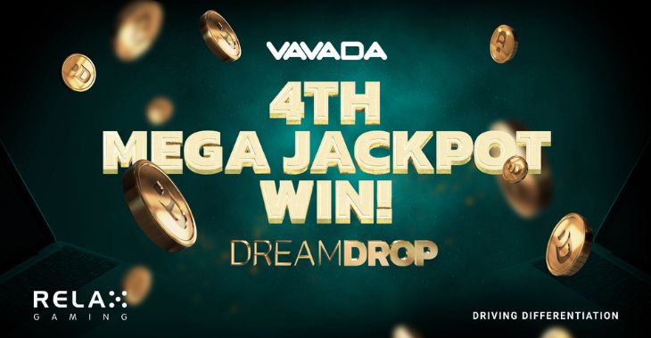 Relax Gaming announces its fourth mega jackpot winner