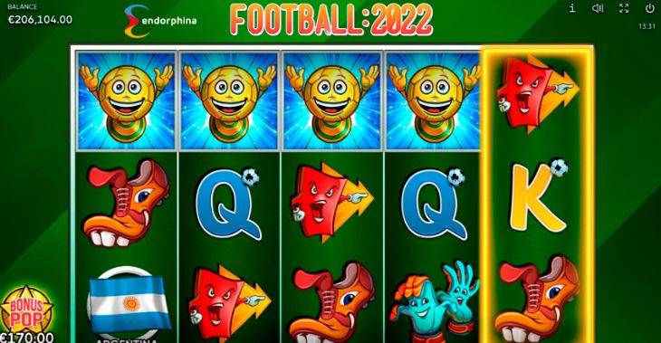 Endorphina launches new slot game Football 2022