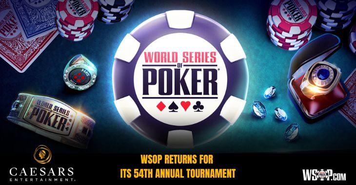 Year 2023 will mark the return of 54th annual World Series of Poker
