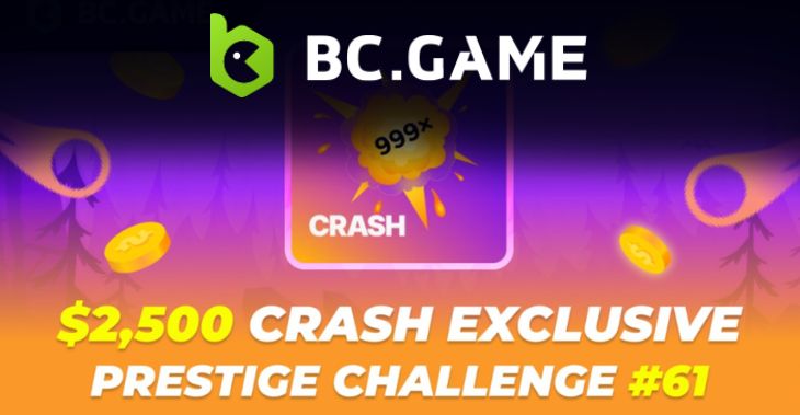 BC.Game announces Prestige Crash Challenge with a $2,500 prize pool