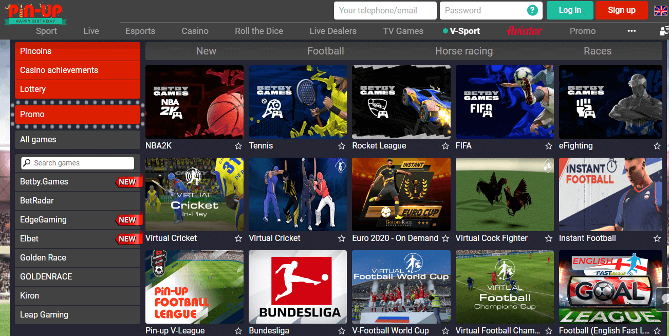 Pin Up Casino Sports Betting