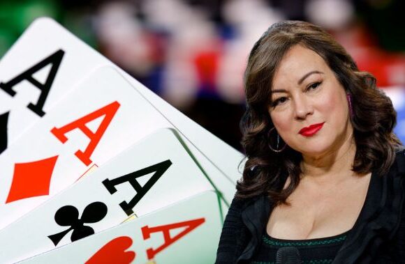 Jennifer Tilly wins and loses on the episode of High Stakes Poker