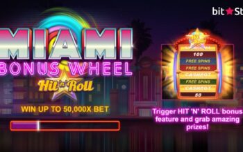BitStarz Casino Unveils New Miami Bonus Wheel Hit ‘n’ Roll Slot