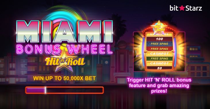 BitStarz Casino Unveils New Miami Bonus Wheel Hit ‘n’ Roll Slot