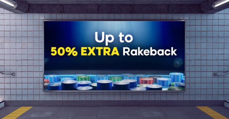 888poker rolls out up to 50% rakeback promotion till April 23, 2023