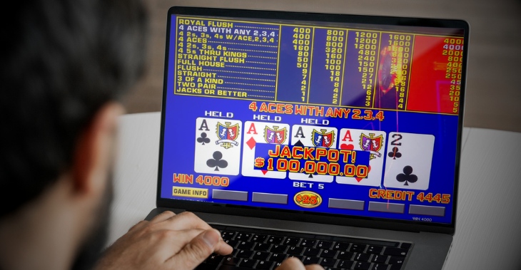 Video poker gamer walks away with $100,000