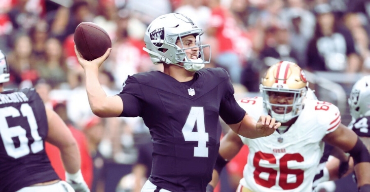 Aidan O’Connell leads Raiders to register 34-7 win over 49ers